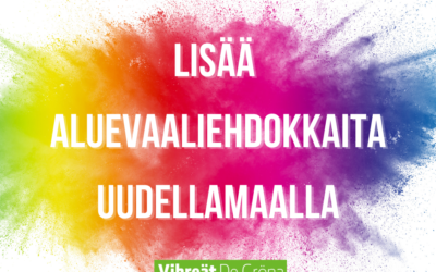 Lisää aluevaaliehdokkaita nimetty Uudellamaalla