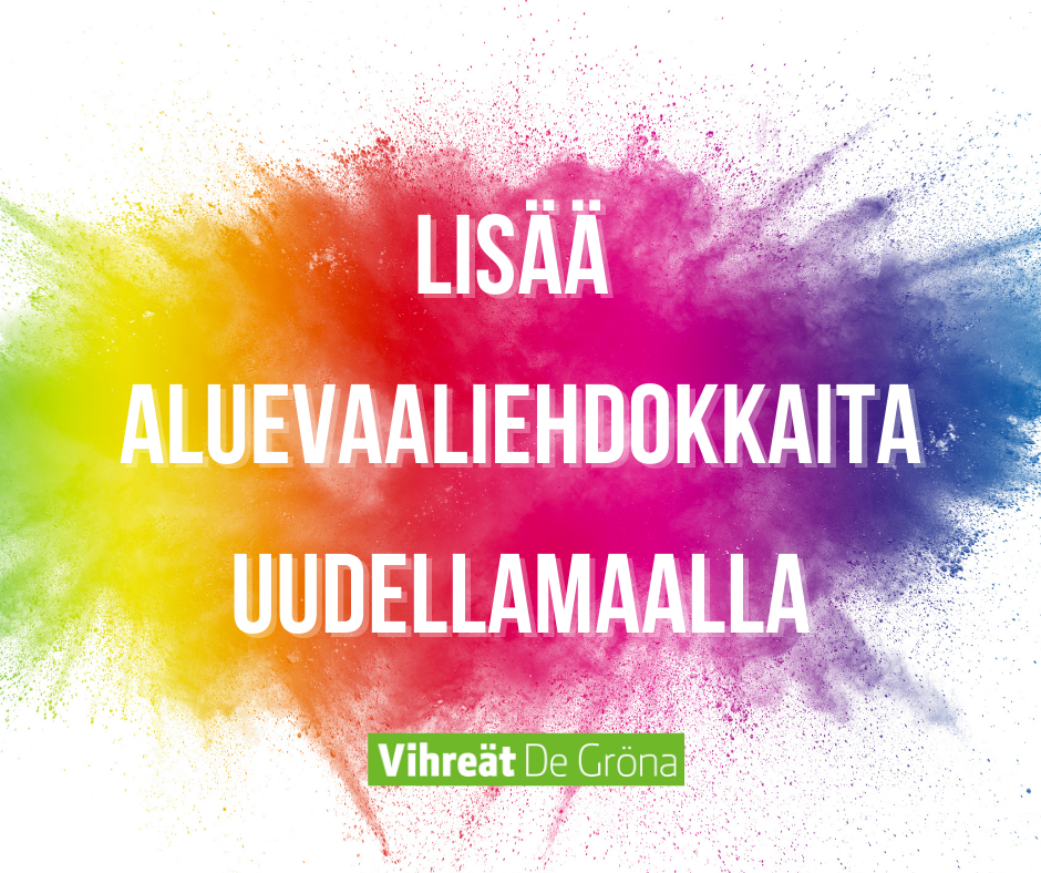 Lisää aluevaaliehdokkaita nimetty Uudellamaalla