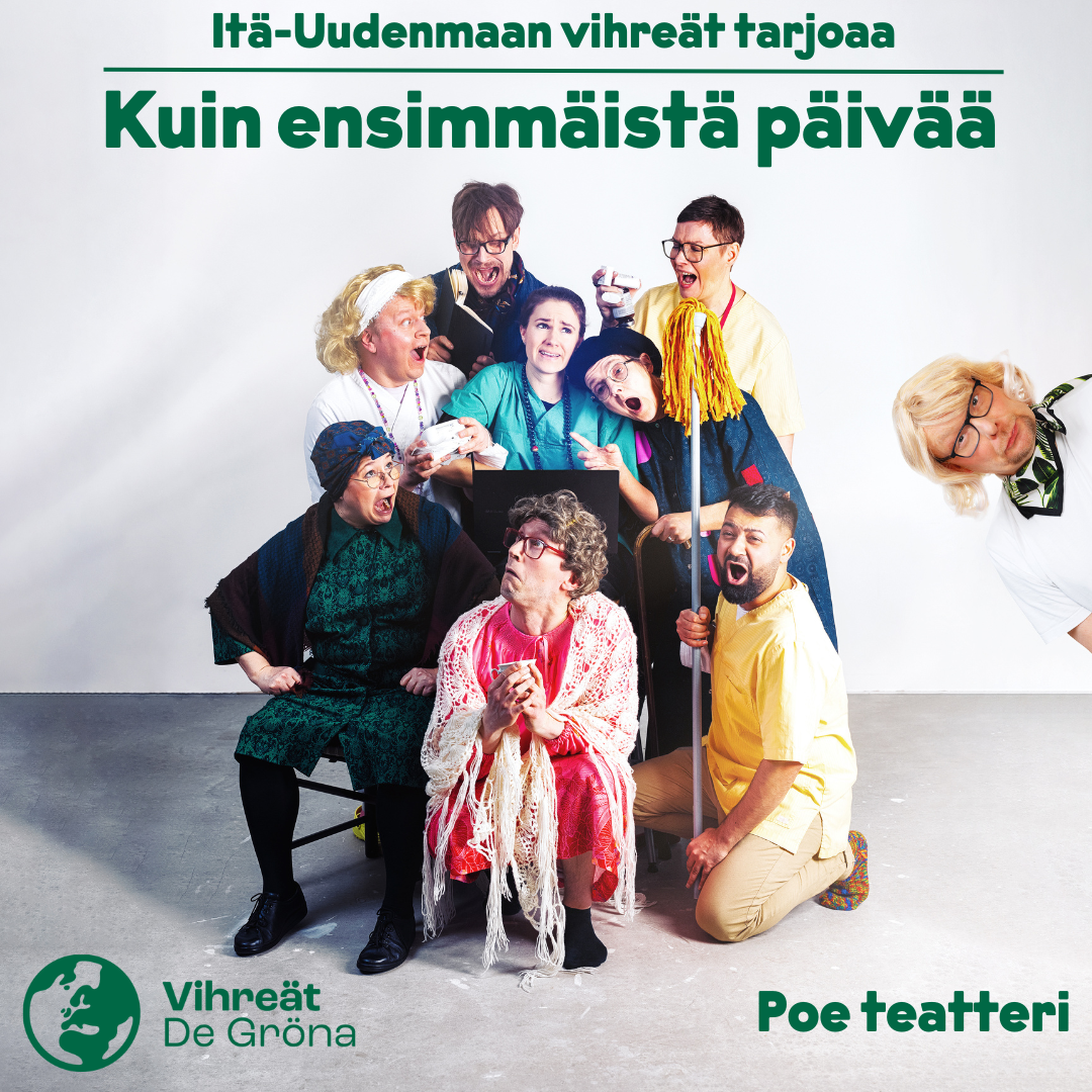Ilmaislippu “Kuin ensimmäistä päivää” näytökseen Porvoossa 10.12.