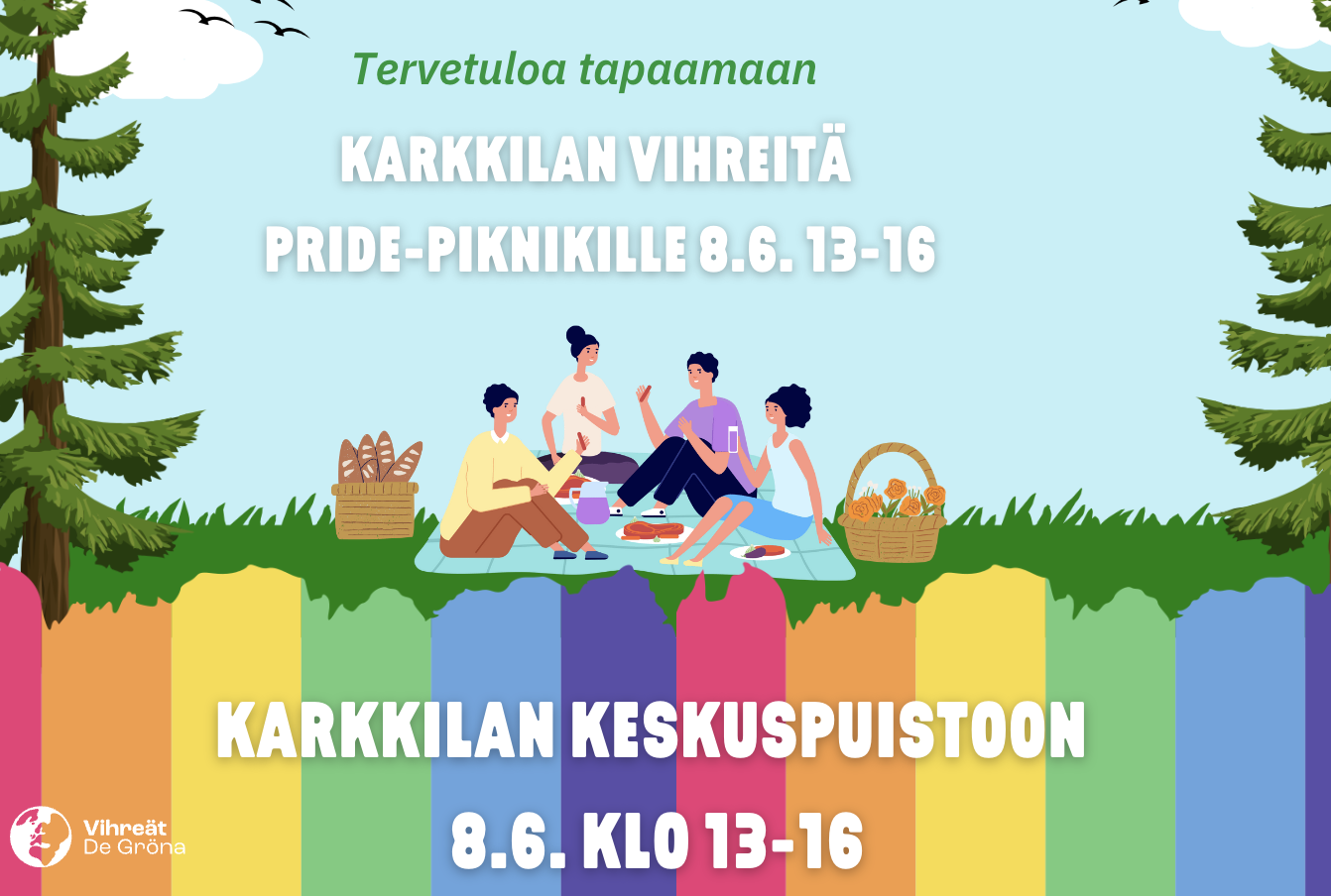 Karkkilan Pride-piknik ja Pride-viikon ohjelmaa