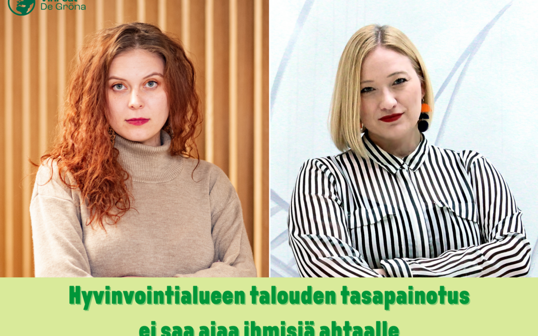 Hyvinvointialueen talouden tasapainotus ei saa ajaa ihmisiä ahtaalle